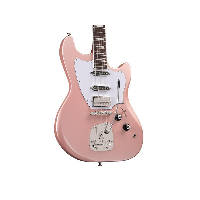 エレキギター SURFLINER DELUXE / Rose Quartz 【タートイズピックガード】 Metallic