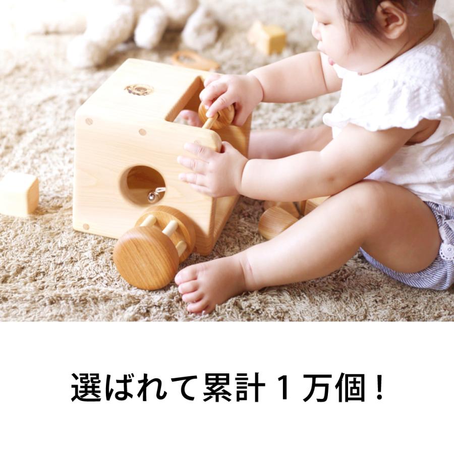 木のおもちゃ 赤ちゃんの宝石箱】名入れ つみ木 歯がため カタカタ