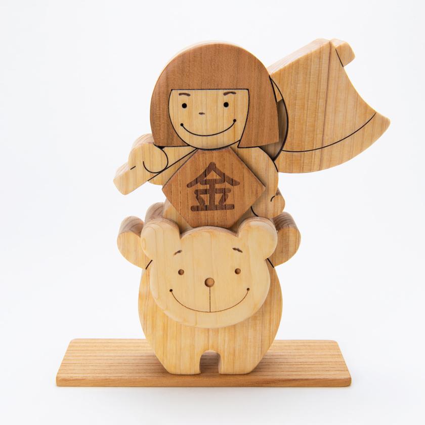 残りわずか 木のおもちゃ 五月人形 金太郎 上質で快適 Orientalweavers Com