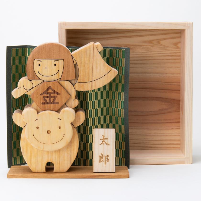 残りわずか 木のおもちゃ 五月人形 金太郎 上質で快適 Orientalweavers Com