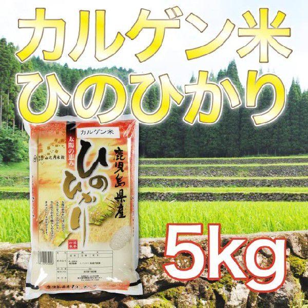 令和5年産 鹿児島県産湧水地区産 カルゲン米ヒノヒカリ 5kg 送料無料（一部地域を除く）｜yamanouchi-kome