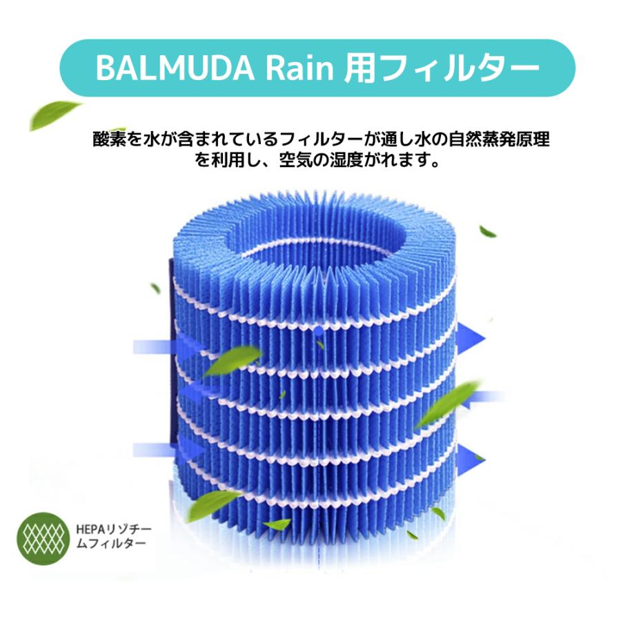 【送料無料】バルミューダ rain フィルター ERN -S100 酵素プレフィルター 加湿フィルター 2枚セット 空気清浄機交換用フィルター(互換品)|yamao|03