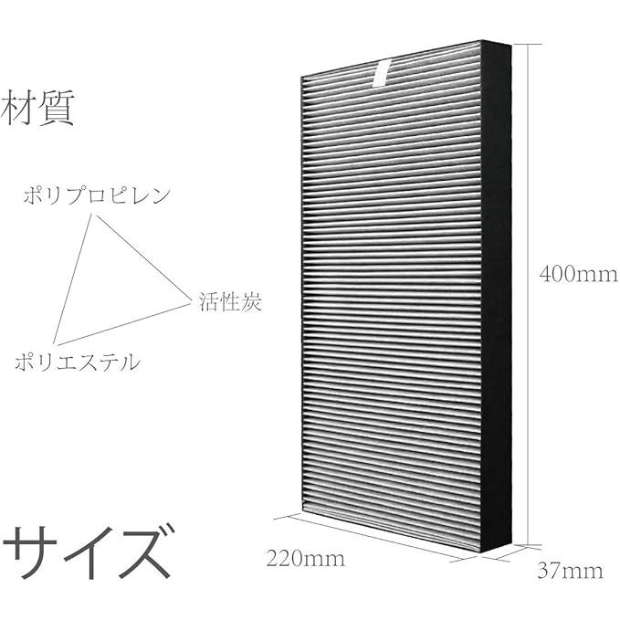 空気清浄機交換用フィルター fz-g40sf 集じん・脱臭一体型フィルター