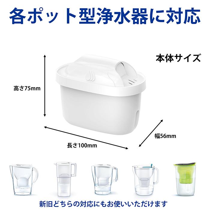 浄水器用カートリッジ 12個入り ブリタ互換性がある浄水カートリッジ