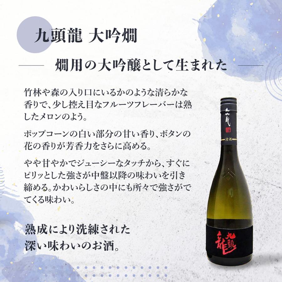 黒龍 ホワイトデー 2026 ギフト 酒器セット 九頭龍 大吟醸 720ml +