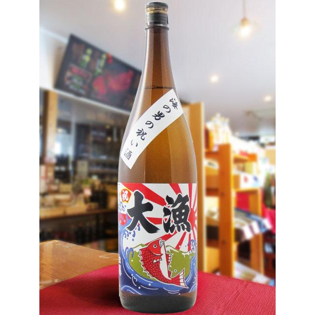 お歳暮 2025 ギフト 白瀑 しらたき 大漁ラベル 純米酒 海の男の祝い酒