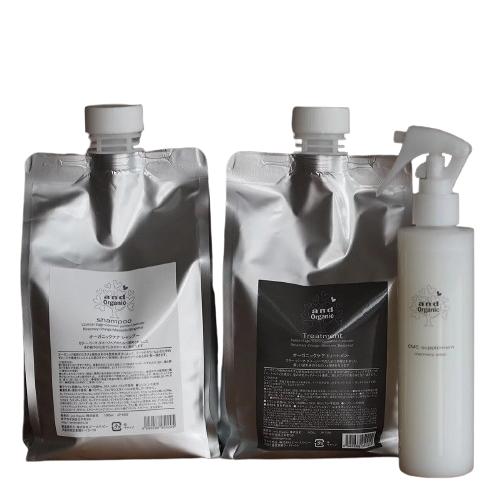 and Organic オーガニックケアシャンプー 1000ml and Organic アンド