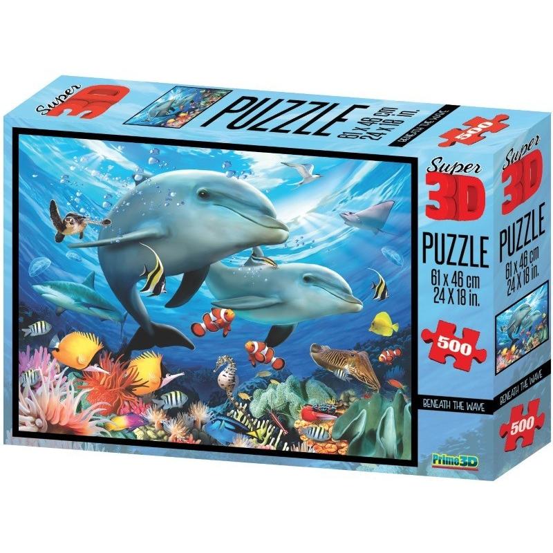 3D ジグソーパズル【波の下では】500ピース : ヤマサン Yahoo!ショップ