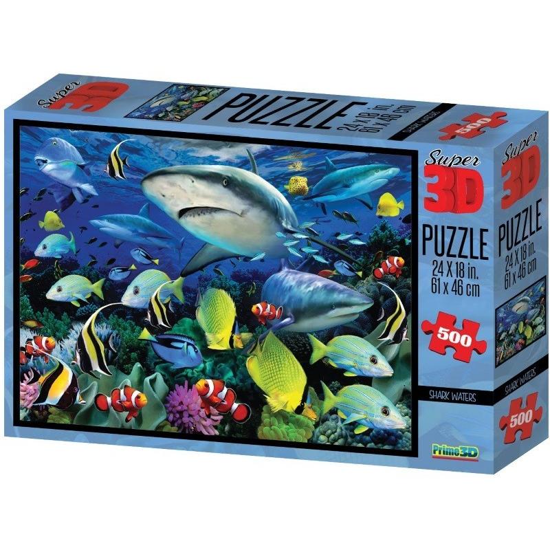 3D ジグソーパズル【サメの海】500ピース : ヤマサン Yahoo!ショップ