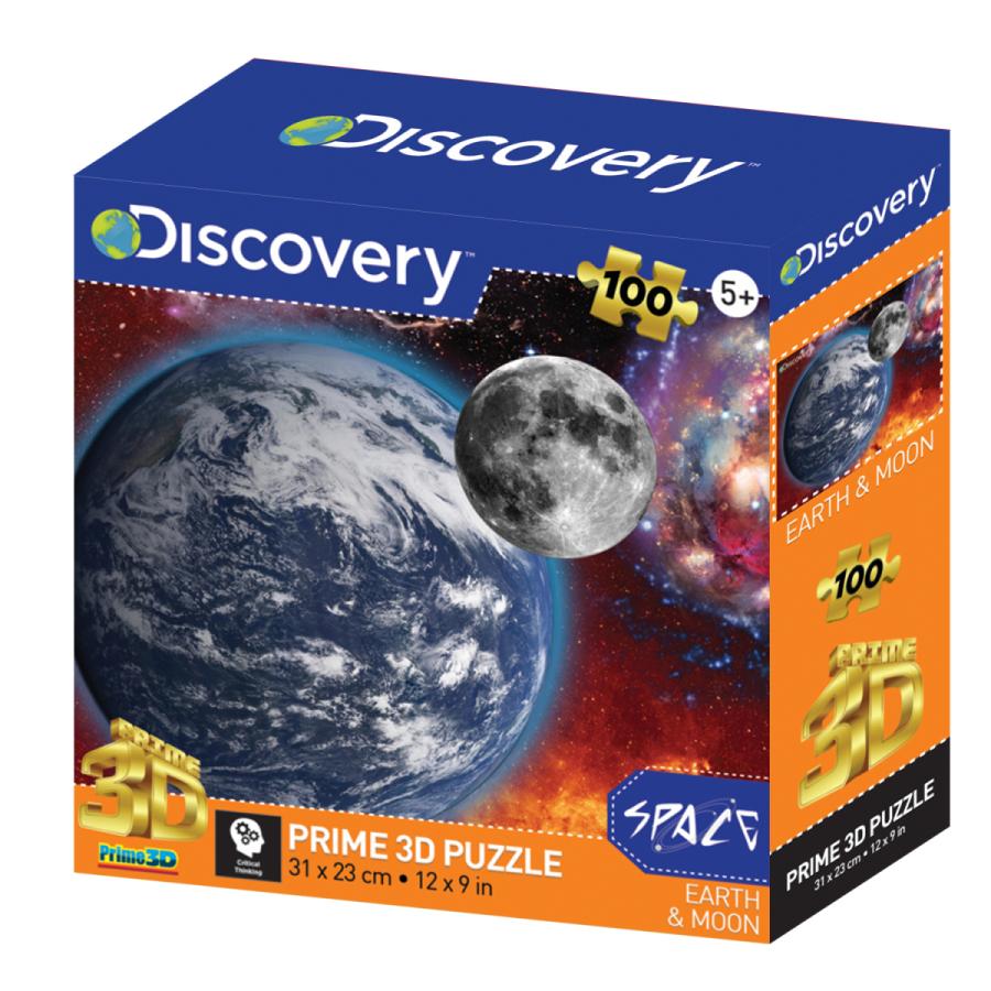 3Dジグソーパズル【地球と月】100ピース / Discovery ディスカバリー