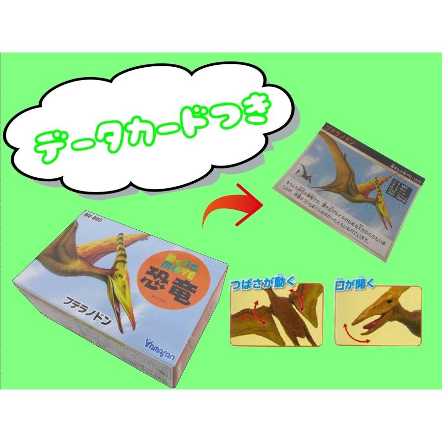 三浦トーイ　プテラノドン+資料付き(トンデモ恐竜大全）　当時物　恐竜 講談社監修 MOVE 恐竜 フィギュア 【プテラノドン】 翼竜 白亜紀
