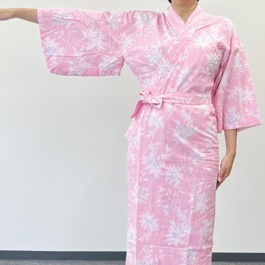 寝巻き 浴衣 女性 日本製 綿100% 二重ガーゼ S M L カラー ねまき 介護