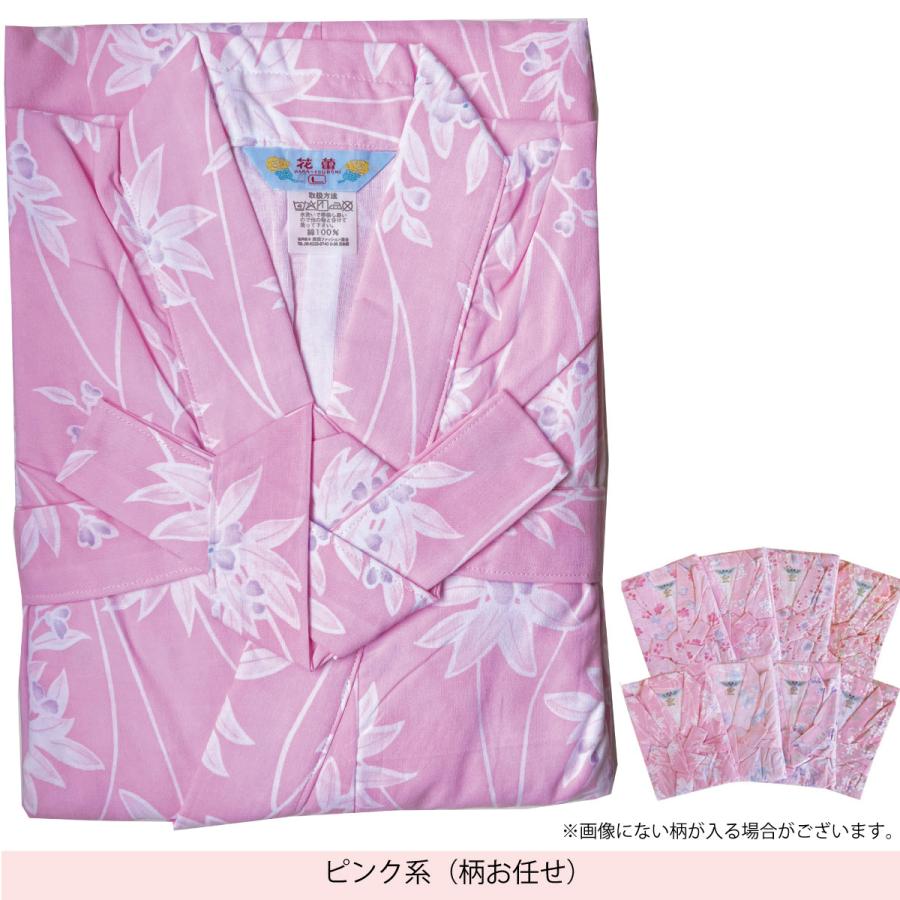 寝巻き 浴衣 女性 日本製 綿100% 二重ガーゼ S M L カラー ねまき 介護