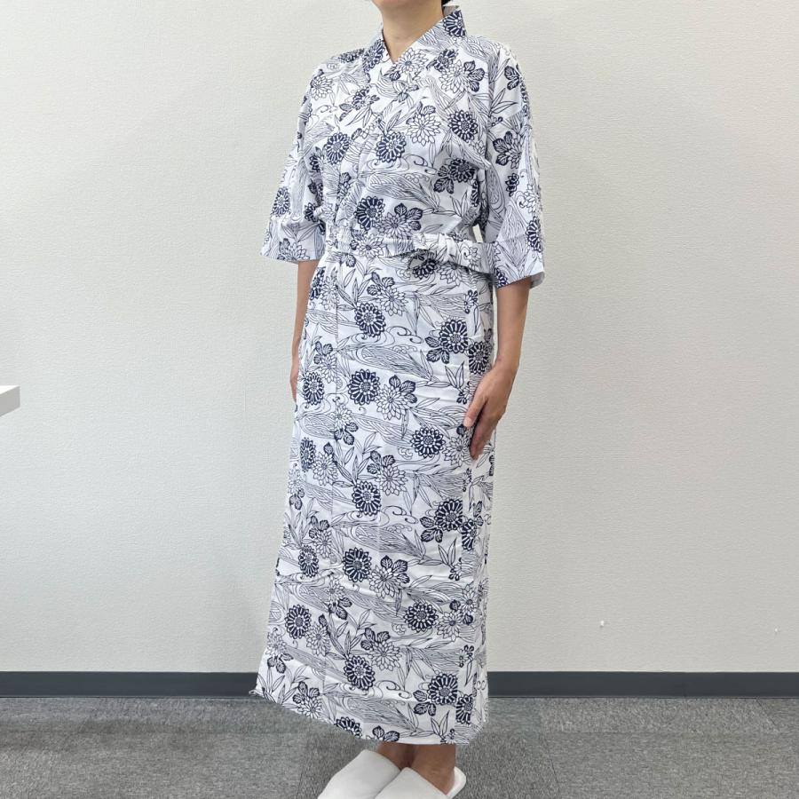 寝巻き 浴衣 女性 綿100% 二重ガーゼ S M L ねまき 介護用