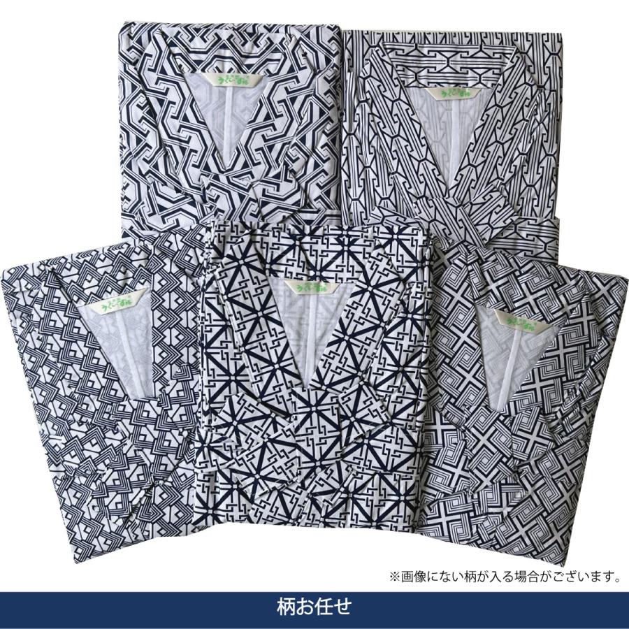 寝巻き 浴衣 男性 綿100% 二重ガーゼ 大きいサイズ LO ねまき 介護用 うぐいす椿 パジャマ 前開き 腰紐あり 柄おまかせ 寝間着 浴衣 春 夏 秋 冬 白地 | ブランド登録なし | 06