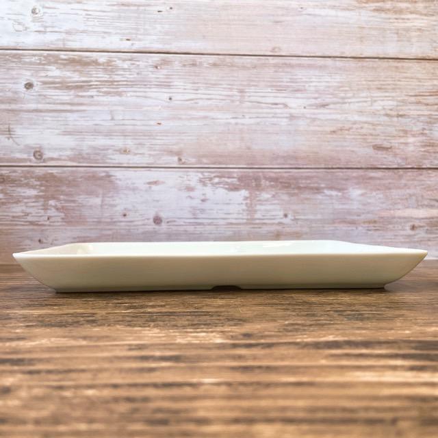 仕切り皿 角型 陶器 おしゃれ 洋食器 軽い 軽量 薄い ランチプレート
