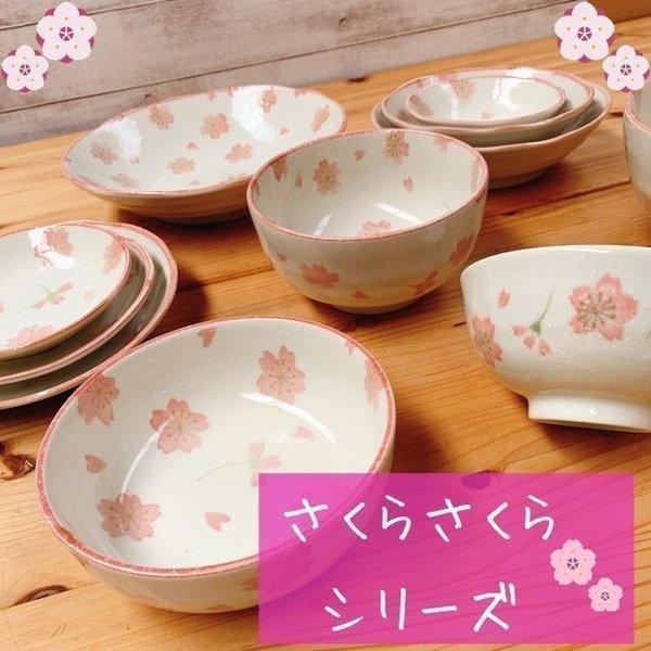 さくらさくら 茶碗 日本製 美濃焼 食器 陶器 和 うつわ 中平 飯碗 ご飯