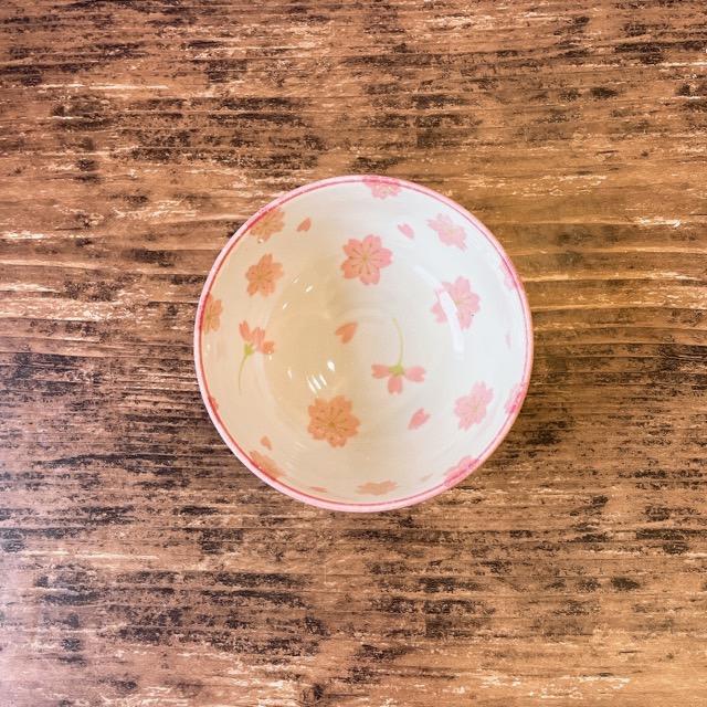 さくら 小丼 茶碗 おしゃれ 可愛い 食器 12.8cm 丼 日本製 美濃焼 陶器
