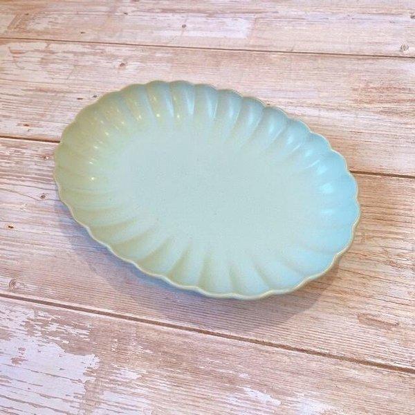 73 以上節約 ひな菊 楕円皿 日本製 美濃焼 陶器 食器 楕円 プレート 深皿 カレー パスタ サラダ おしゃれ かわいい パステル マット Discoversvg Com