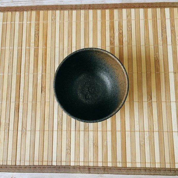 黒備前吹き つけ麺セット 日本製 美濃焼 食器 陶器 和食器 深皿 備前風