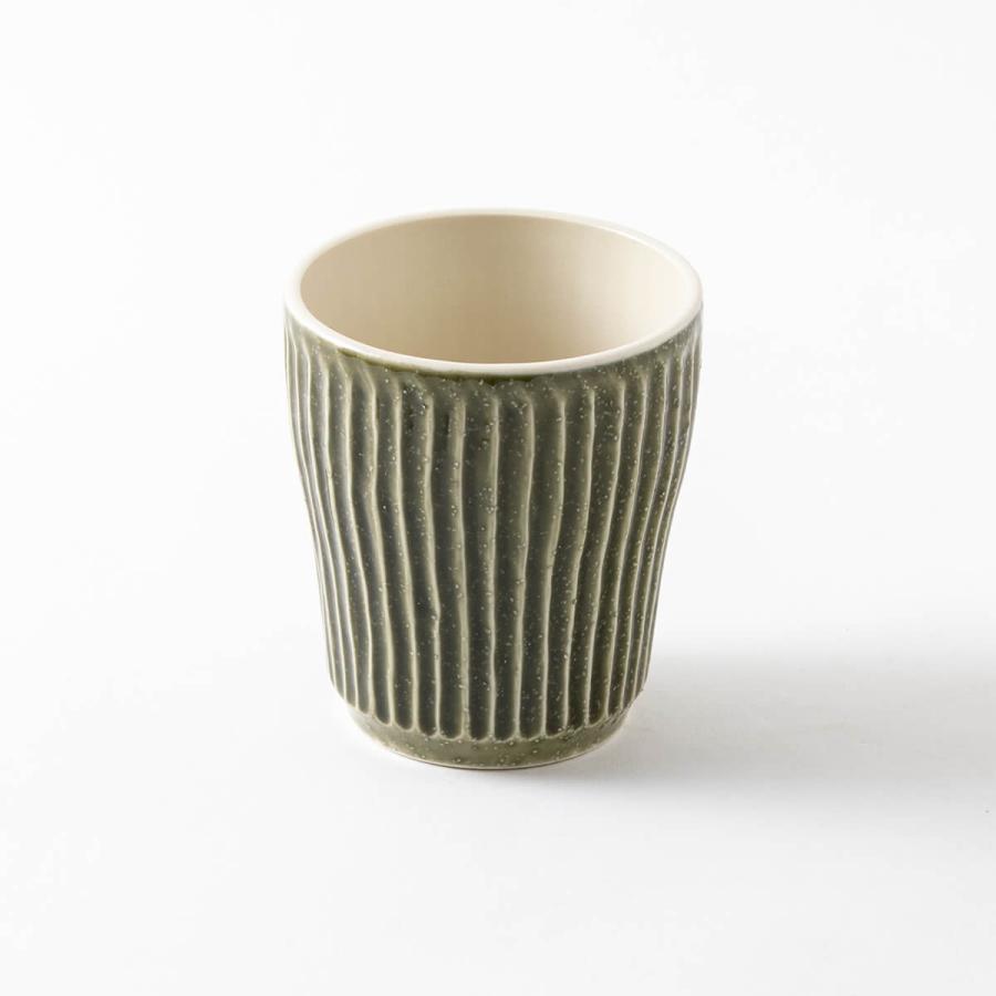 Zen ソギ目五彩 フリーカップ 5個セット 日本製 美濃焼 陶器 おしゃれ