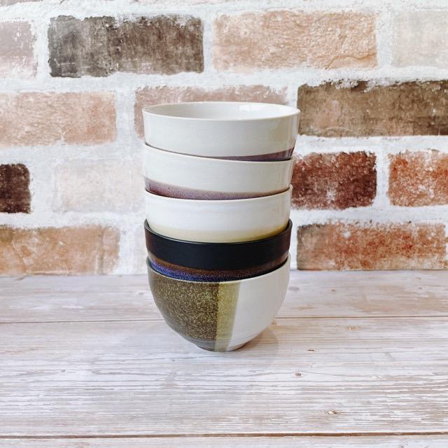 5個セット おしゃれ 丼ぶり 丼 小丼 茶碗 ボウル Zen ブラウントーン