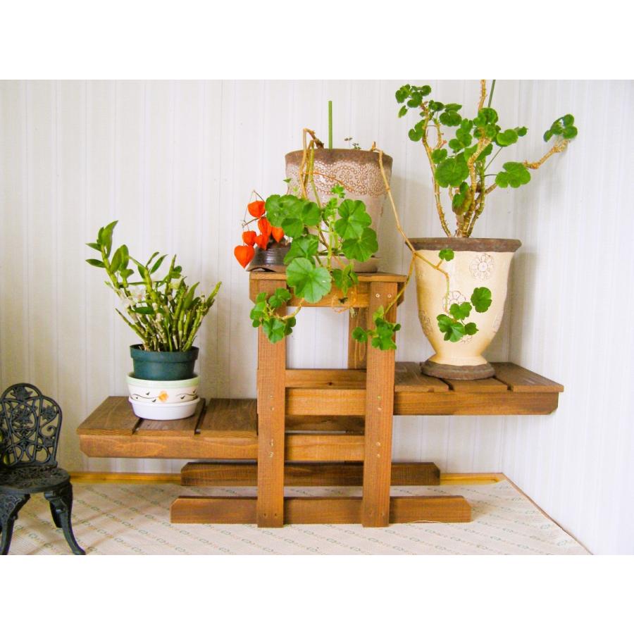 木製 フラワースタンド 3段 Fs80 40 3 ウッドショップやましち 通販 Yahoo ショッピング