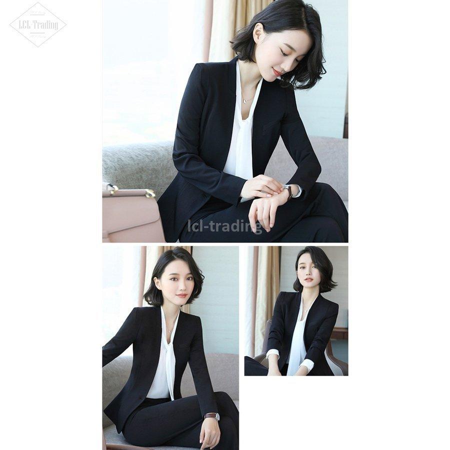 クーポン対象外 パンツスーツ ストレッチ レディース スーツ ビジネススーツ 会社 仕事 通勤服 カジュアル オフィス 女性 Ol 通勤 ビジネス 冬 秋 夏 春 ３点セット セット パンツスーツ qhema Com