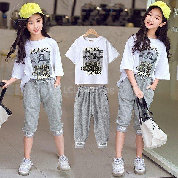 子供服 セットアップ キッズ 女の子 夏 2点セット 上下セット Tシャツ 半袖 ショートパンツ スポーツウェア ジュニア おしゃれ 可愛い カジュアル 小学生 新品 I6elenbvsp Godawaripowerispat Com