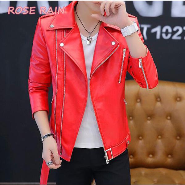 メンズ レザージャケット 柔らかめ ライダースジャケット ファッション アウター 細身 春秋 カッコいい 黒 赤 白 Mansjacket11 ヤマシナソラ 通販 Yahoo ショッピング
