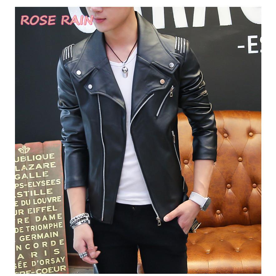 メンズ レザージャケット 柔らかめ ライダースジャケット ファッション アウター 細身 春秋 カッコいい 黒 赤 白 Mansjacket21 ローズレイン 通販 Yahoo ショッピング
