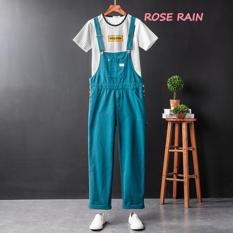 メンズ オーバーオール 新作 ファッション ブルー ピンク ブラック ジーンズ サロペット パンツ 人気商品 カッコいい オールインワン カジュアル Mansoverall13 ローズレイン 通販 Yahoo ショッピング