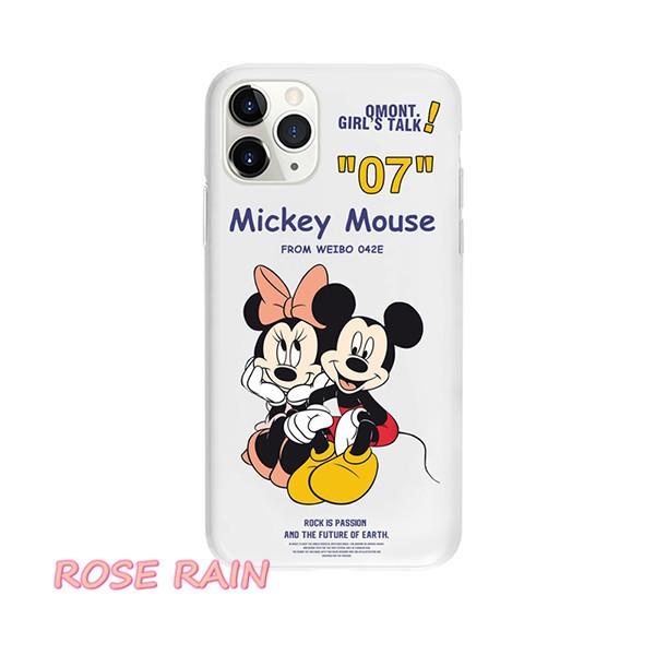 フォンケース ミッキマウスキャラクター 可愛い Iphoneケース アイフォンスマホケース シリコン プラスチック素材 Phonecase04 ローズレイン 通販 Yahoo ショッピング