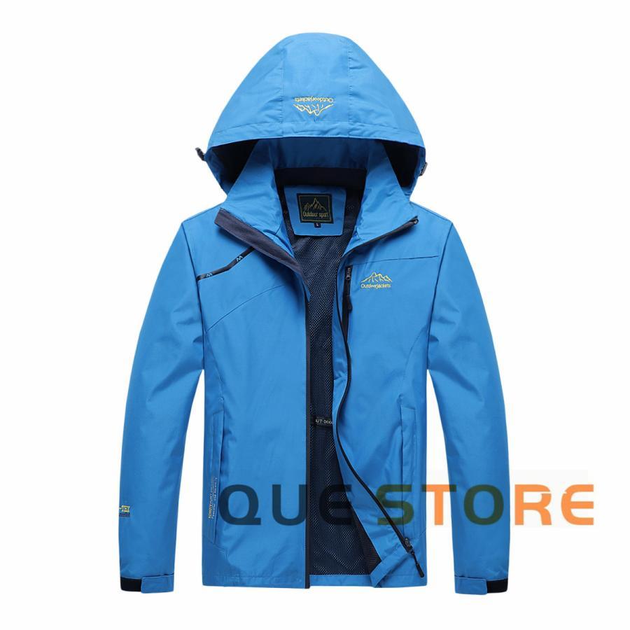 マウンテンパーカー メンズ アウトドア ライダースジャケット ウェア アウター 防風 防水 マウンテンパーカー メンズ アウトドア 暖かい　防風春秋服 | ブランド登録なし | 03