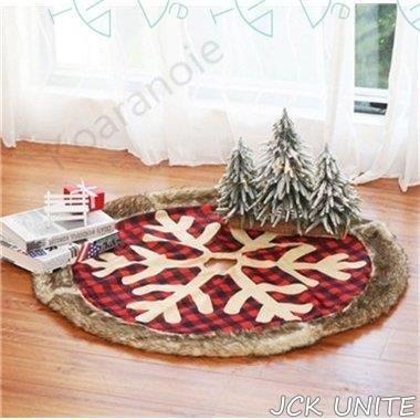 【特価】クリスマスツリー 足元 足隠し 90cm おしゃれ 北欧 ツリースカート クリスマスツリーカバー 飾りつけ コード隠し 配線カバーラグ | ブランド登録なし | 05