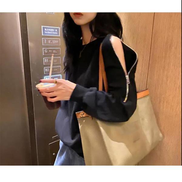 トレーナー ス レディース プルオーバー 長袖 カットソー肩出し 肩見せ | ブランド登録なし | 05