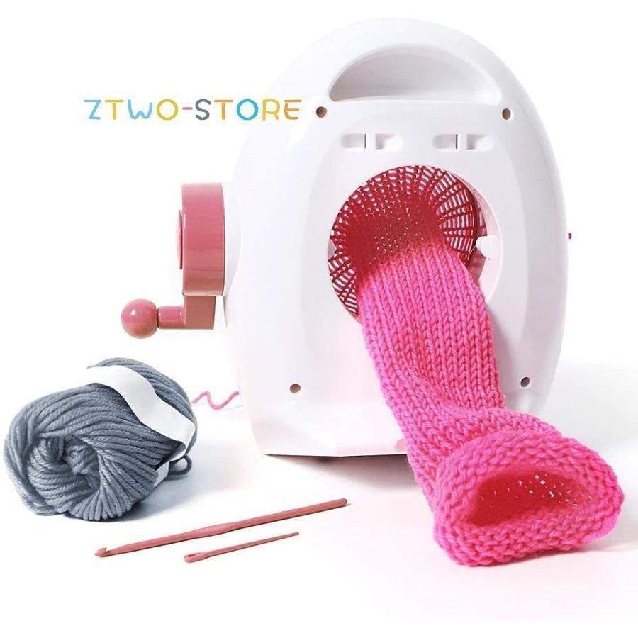 22針 編み機おもちゃ 編みキット 編み物おもちゃ 22針 編み機玩具 丸型 毛糸付き 調節能 愛いペンギンタイプ 子供用ミシンおもちゃ |  | 02