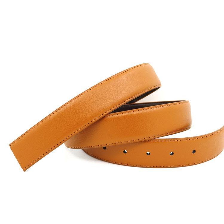 ベルト バックルなし ゴルフ メンズ ベルトのみ 33mm  穴なし 帯のみ 革のみ 交換用 替えベルト ベルト革のみ 無段階 オートロック ワン |  | 14