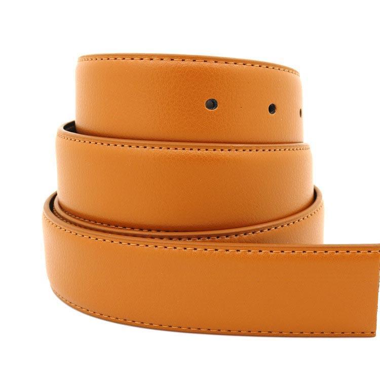 ベルト バックルなし ゴルフ メンズ ベルトのみ 33mm  穴なし 帯のみ 革のみ 交換用 替えベルト ベルト革のみ 無段階 オートロック ワン |  | 01