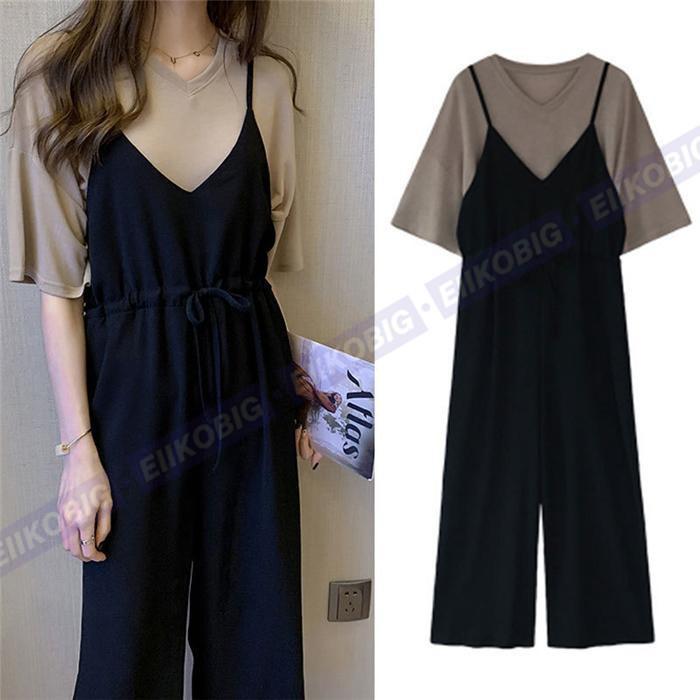 【大特価】サロペット パンツ 春 夏 オールインワン レディース サロペットパンツ バックフリル サロペットオーバーオール コットン 綿 デザインがかわいい | ブランド登録なし | 05