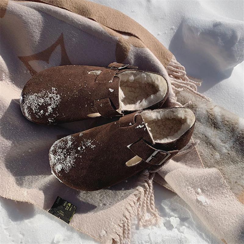 【特価】スリッパ ルームシューズ レディース もこもこ ルームウェア バックル あったか 無地 裏起毛 カジュアル 履きやすい 室内着 暖かい トレンド | ブランド登録なし | 08