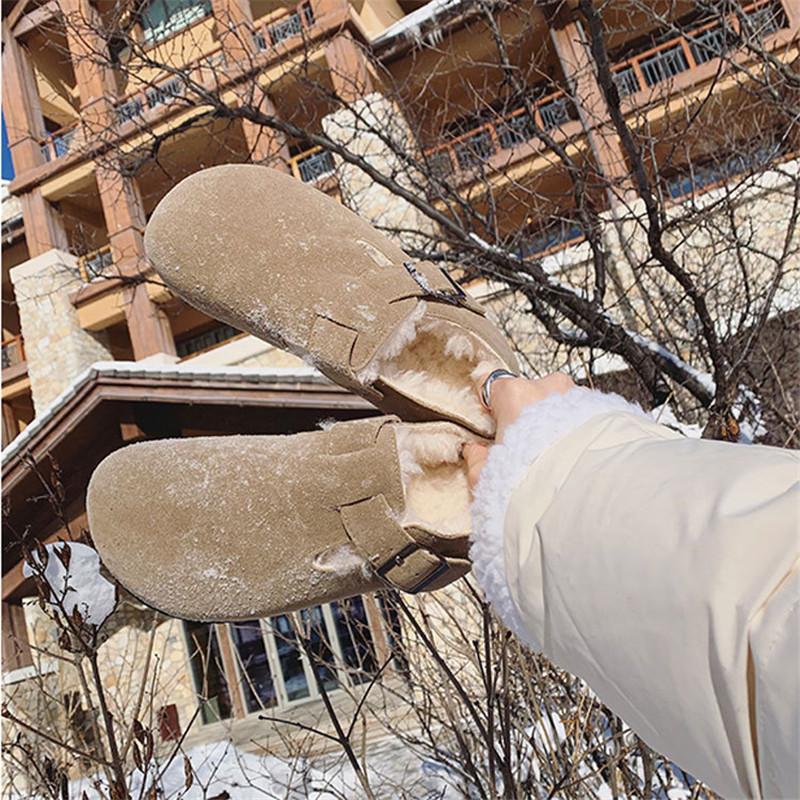 【特価】スリッパ ルームシューズ レディース もこもこ ルームウェア バックル あったか 無地 裏起毛 カジュアル 履きやすい 室内着 暖かい トレンド | ブランド登録なし | 10