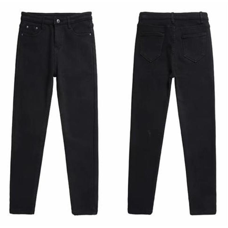 デニムパンツ レディース 裏起毛 パンツ デニム スキニー ハイウエスト カジュアル スリム 着痩せ 暖かい 保温 イベント お出かけ | ブランド登録なし | 10
