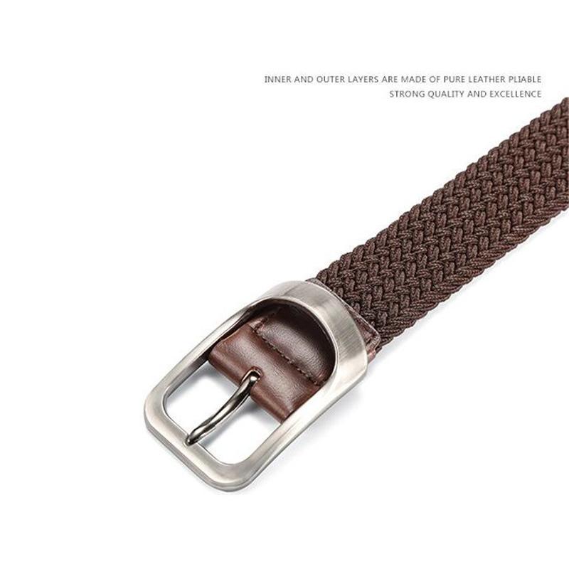 ベルト メンズ メッシュ 編み込み レディース 男女兼用 ストレッチ ロング カジュアル ビジネス 伸びる ゴルフ ファッション アウトドア コーデ | ブランド登録なし | 14