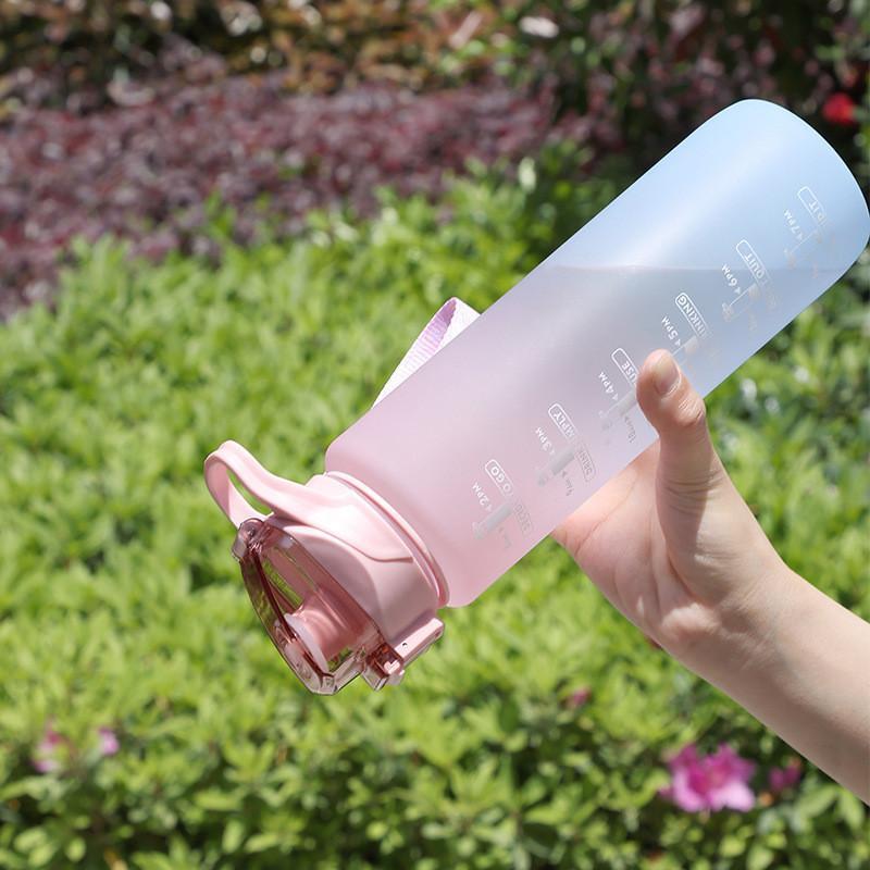 水筒 1100ml グラデーション タンブラー 大容量 マグボトル シンプル アウトドア 旅行 持ち運び おしゃれ スポーツ 携帯しやすい | ブランド登録なし | 12