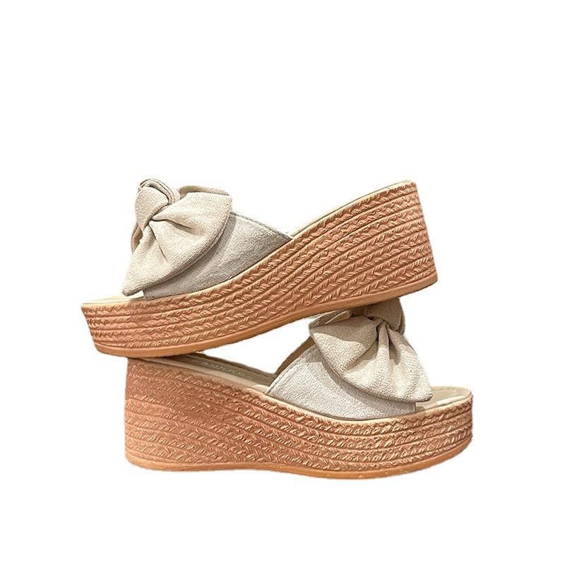 サンダル レディース ミュール 厚底 サマーサンダル 蝶結び リボンサンダル ウエッジソール カジュアル 履きやすい おしゃれ きれいめ アウトドア | ブランド登録なし | 14