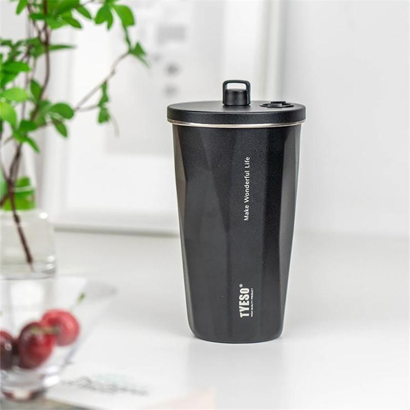 タンブラー 水筒 600ml ストロー付き ステンレス 保冷 保温 真空 大容量 マグボトル シンプル アウトドア 旅行 ジム コーヒーカップ 通学 | ブランド登録なし | 14