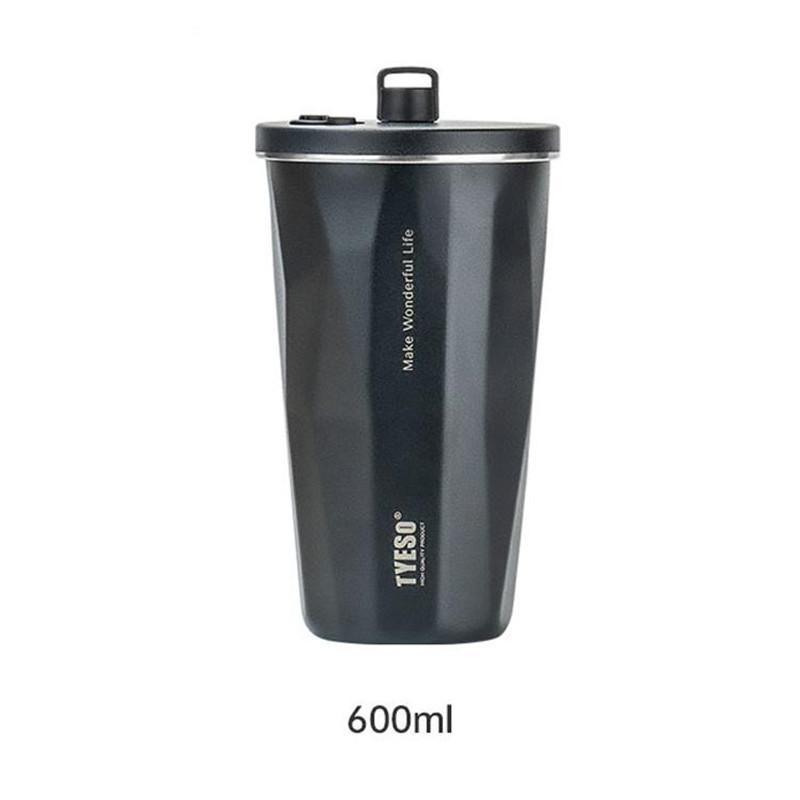 タンブラー 水筒 600ml ストロー付き ステンレス 保冷 保温 真空 大容量 マグボトル シンプル アウトドア 旅行 ジム コーヒーカップ 通学 | ブランド登録なし | 06