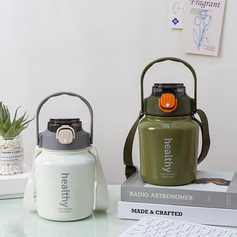 水筒 1リットル タンブラー ステンレス ステンレスボトル 保冷 保温 真空 大容量 マグボトル シンプル アウトドア 旅行 登山 持ち運び キャンプ | ブランド登録なし | 09