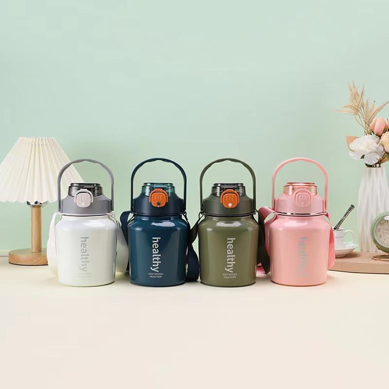 水筒 1リットル タンブラー ステンレス ステンレスボトル 保冷 保温 真空 大容量 マグボトル シンプル アウトドア 旅行 登山 持ち運び キャンプ | ブランド登録なし | 12